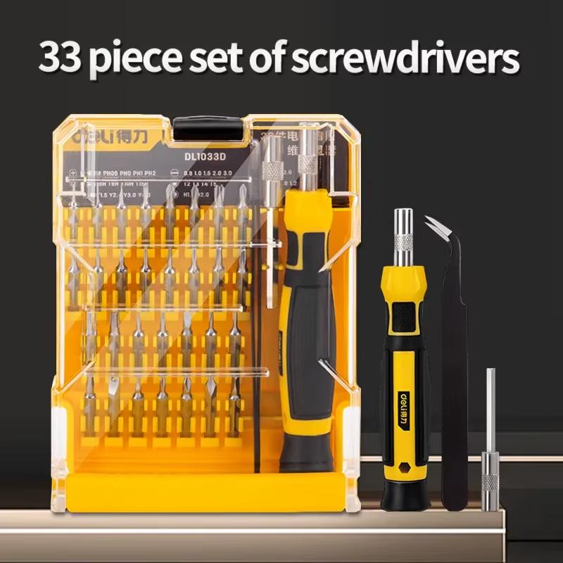 33 Piece Precision Screwdriver Set Multifunctional Magnetic Hexagon Torx Screwdriver Disassembly Repair Tool Sets