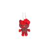 Корпорация Накадзима Коллекция тартановых красных талисманов Hello Kitty 10x8,5x4,5 см Плюшевая игрушка