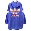 Adidas 80s Made In Japan, Made by Descente, Vintage Back Trefoil Logo Nylon Jacket Women Used