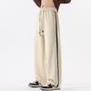 Autumn Pants Men's Loose Straight Pants Drawstring Adjustable High-end Casual Pants Teen Cool Trousers