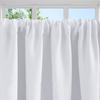 2 шт., высокая точность, короткая занавеска, затенение, сплошной цвет, износ, стержень, короткая занавеска, туалетная кухонная перегородка, маленькая занавеска