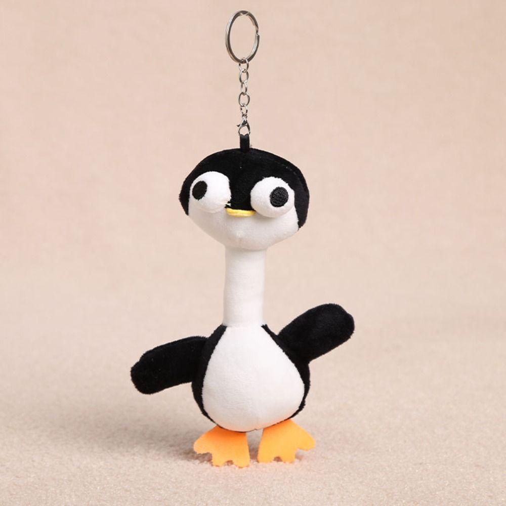 Funny Design Giraffe Bag Pendant White Color Pink Pig Plush Pendant Bag Charm Decor