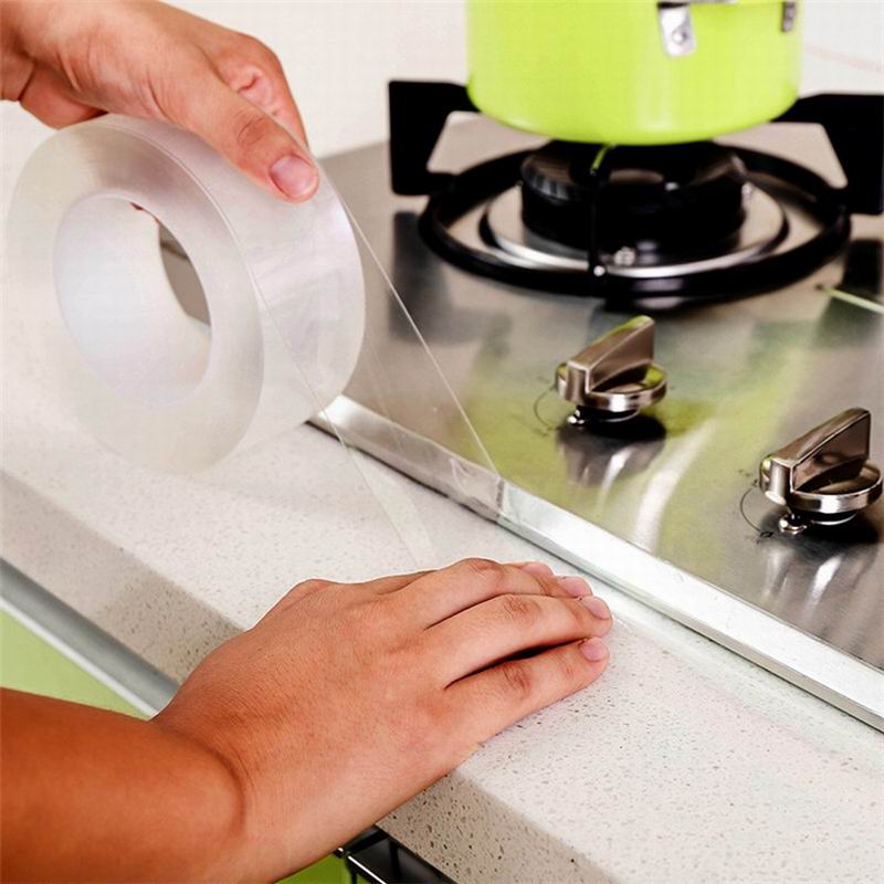 DIY 3 см * 3 м полезный домашний ПВХ самоклеящаяся водонепроницаемая прозрачная наклейка уплотнительная лента уплотнительная лента