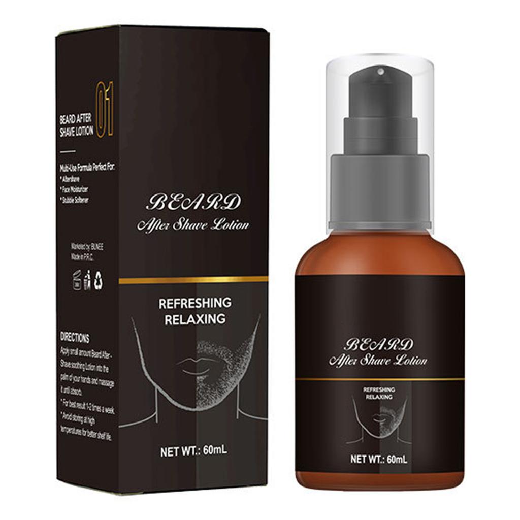 Men’s After-Shave Lotion & Toner – 60ml, Soothes Razor Burn, Reduces Redness, Hydrates Face with Long-Lasting Scent