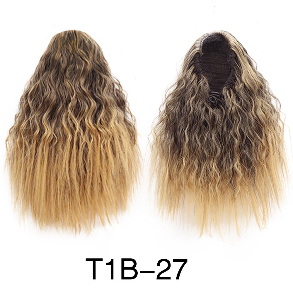 Синтетический 12-дюймовый короткий вьющийся хвостик на шнурке, наращивание парика из высокотемпературного волокна для женщин, повседневная одежда