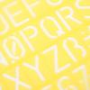 4pcs Templates Rulers Colorful Plastic Number Letter Pattern Drawing Stencils Kit for Children Digital Painting
