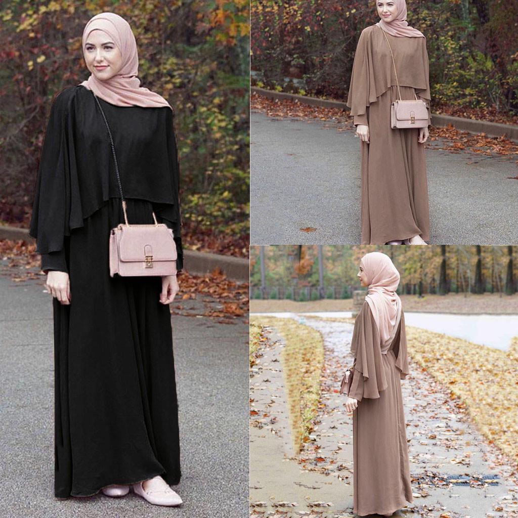 Винтажное женское абая длинное макси платье арабское мусульманское платье исламский кафтан Дубай