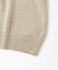 OUTSTANDING Linen Fisherman Crew Neck Knit_Ecru