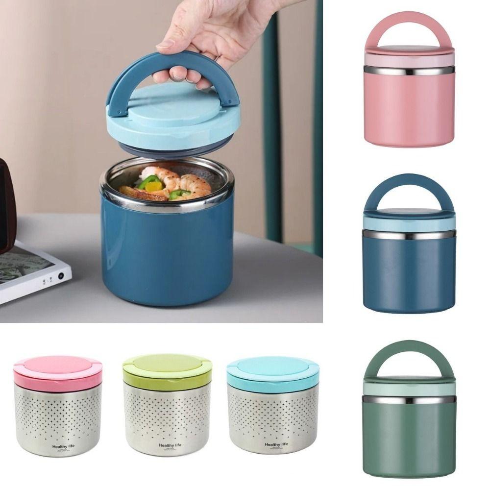 Sealed Vacuum Insulated Lunch Box Set Portable Soup Cup Eco-friendly Breakfast Holder  Child