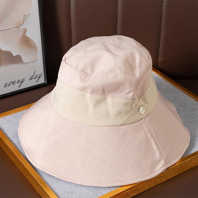 Летняя шляпа женская шляпа-ведро солнцезащитная шляпа летняя уличная защита от УФ-излучения с большими полями