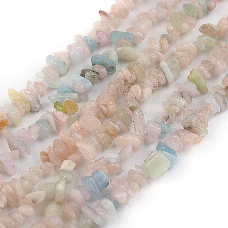 Natural Stone Beads Irregular Crystal Aquamarines Amethysts Gravel Chips Beads For Jewelry Making DIY Bracelet Necklace Accessor