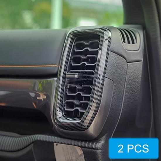Для 2024 Ford Ranger Everest Боковые Накладки Вентиляционных Отверстий Панели Приборов Углеволокно