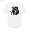 Canine Gaze Cotton T Shirt Ta045719 Vintage Washed Graphic Slightly Top For Everyday Wear Unisex Comfortable Soft Casual
