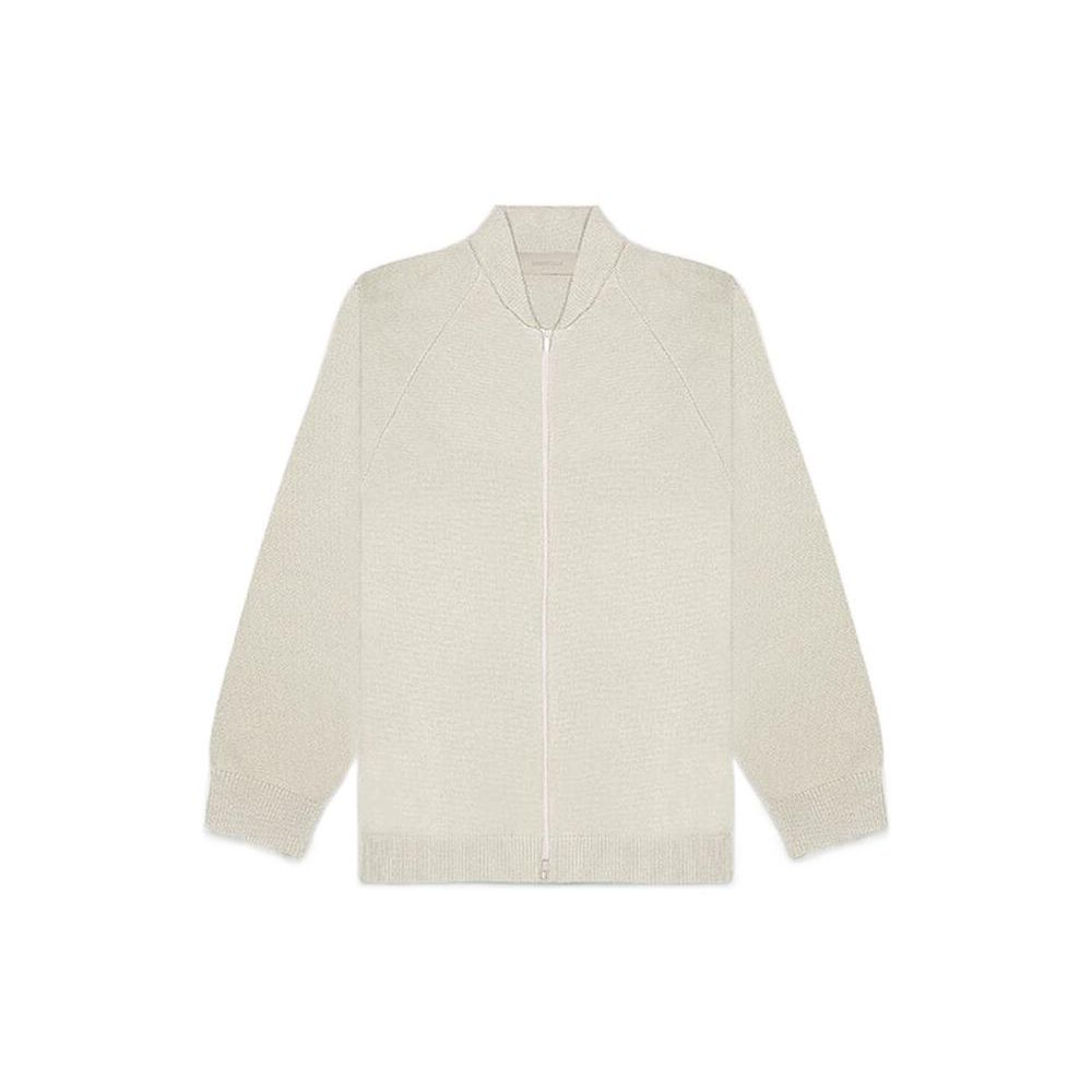 Fear of God Essentials Zip Knit Cardigan Women Cardigan Wheat FOG-SS22-049