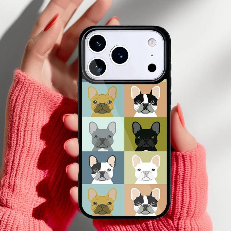 Милый французский бульдог йога Чехол для телефона для iPhone 17 16 15 14 13 Pro Max Задняя крышка для 12 11 Pro Coque