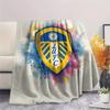 Leeds United Flannel Blanket, High quality Comfortable for All Seasons, Home Decor, Warmth and Comfort