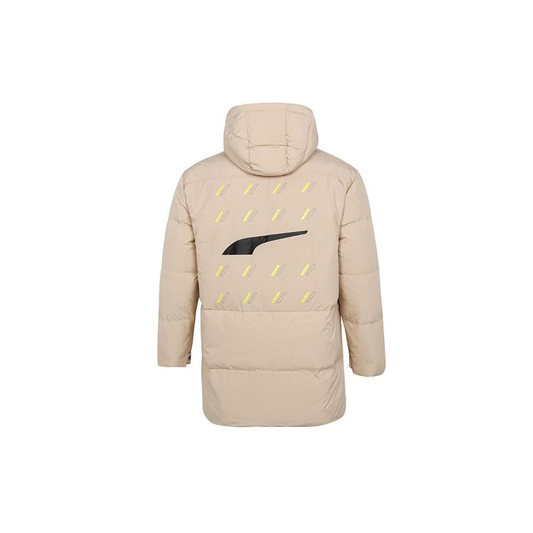 Puma Повседневная теплая куртка-пуховик средней длины с капюшоном, мужская верхняя одежда цвета хаки 532916-20