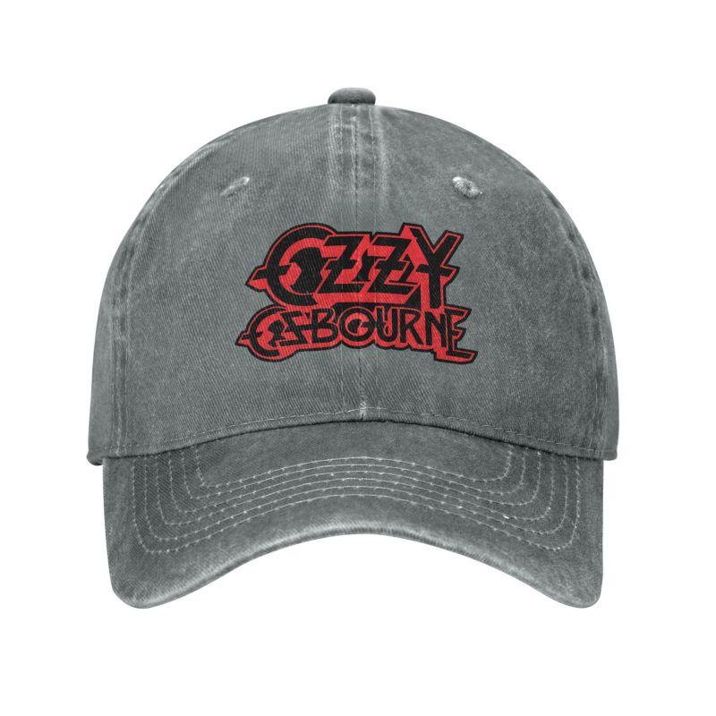 Custom Ozzy Osbourne Metal Rock Print Baseball Caps Vintage Cotton Washed Headwear Men Women Outdoor Sun Golf Hats Snapback Cap