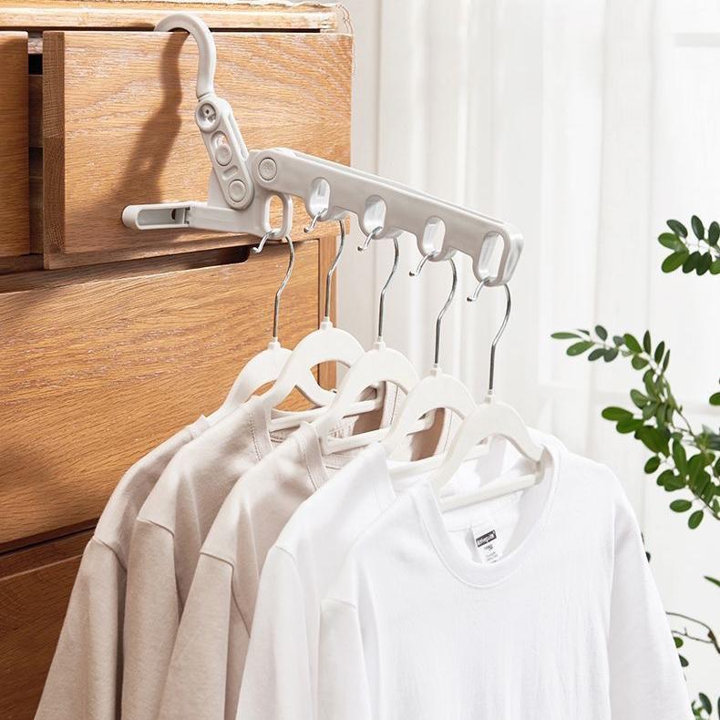 Многофункциональные крючки с пятью отверстиями, складная вешалка для одежды, путешествия, отель, сушка одежды в помещении, бог из портативных вешалок для одежды