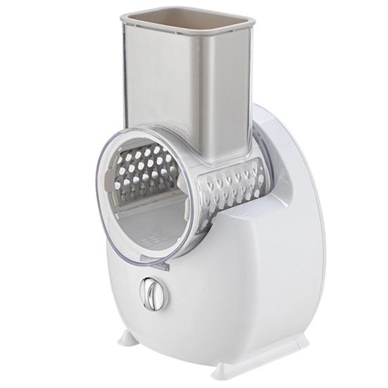 Electric Cheese Grater Detachable Electric Salad Maker Vegetable Cutter Vegetable Slicer BPA-Free Potato Scrubber Shredder