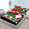 Рождественский трехкомпонентный матрас Цифровая печать Чехол для матраса Защитный чехол для матраса