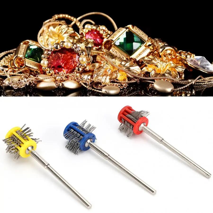 Профессиональные текстурирующие щетки с ручкой, полировальная зернистость, матовая проволочная щетка, полировальная зернистость для ювелирных изделий, инструменты для изготовления ювелирных изделий своими руками