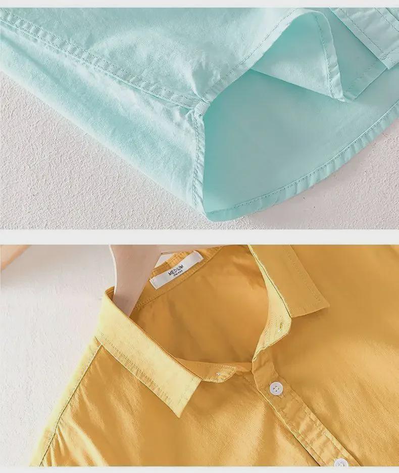 Men's Casual Short-Sleeve Cotton Linen Shirt - Japanese-Style Summer Loose Fit