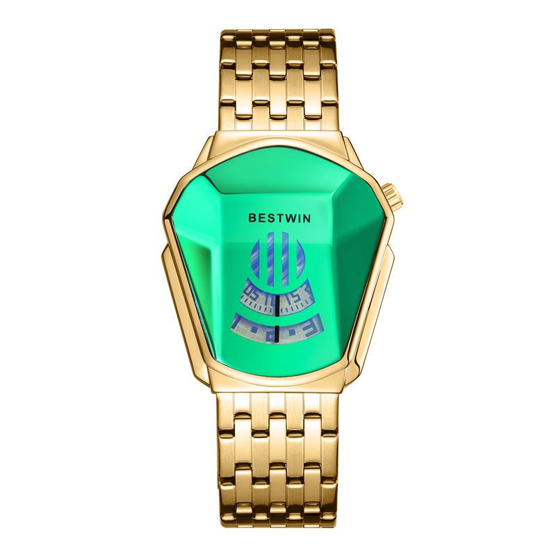 BESTWIN Мужские кварцевые часы из сплава с бриллиантами - Модные парные часы