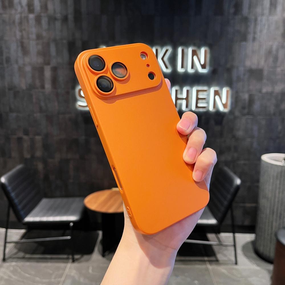 Luxury Plating Color Ultra Thin Matte PC Case for iPhone 17 Air 16 15 14 13 12 11 Pro Max Glass Camera Protecti Shockproof Cover