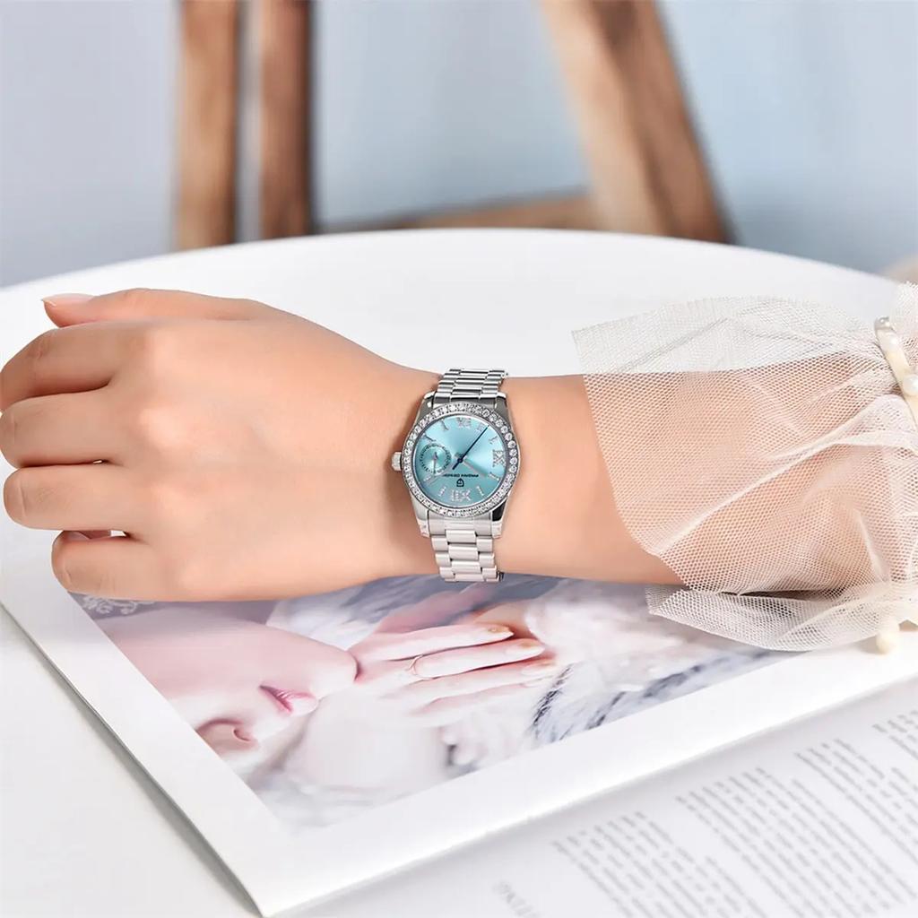 PAGANI DESIGN 32MM Luxury Women's Wristwatch Japan TMI Movt Elegant Quartz Watch For Women Fashion Waterproof Sapphire Clock