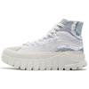 Li Ning Wei Wu High-Top Thick-Soled Sports Casual Shoes Women Sneakers White Blue AZGS090-2