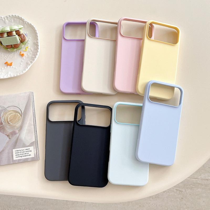 New Pure Color Liquid Silicone Case for iPhone 17 Pro Max: Anti-Fall Design