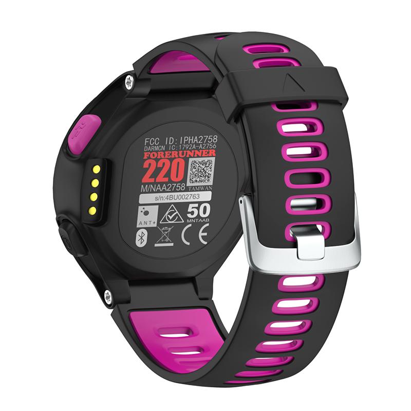 Сменный ремешок на запястье для Garmin Forerunner 235 220 620 630 735 735XT, модный силиконовый ремешок для часов-браслет
