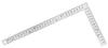Shinwa Sokutei Curved Ruler, Thick and Wide, for Construction and Ironwork, Scale On Front and Back, 8 Levels In Cm, Silver, 30cm 10451