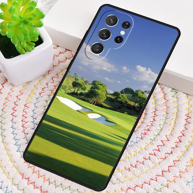 Силиконовый чехол для телефона с рисунком поля для гольфа для Samsung Galaxy note 10 pro S26 S25 S24 S23 S22 S21 Plus S25Ultra Capa Cover