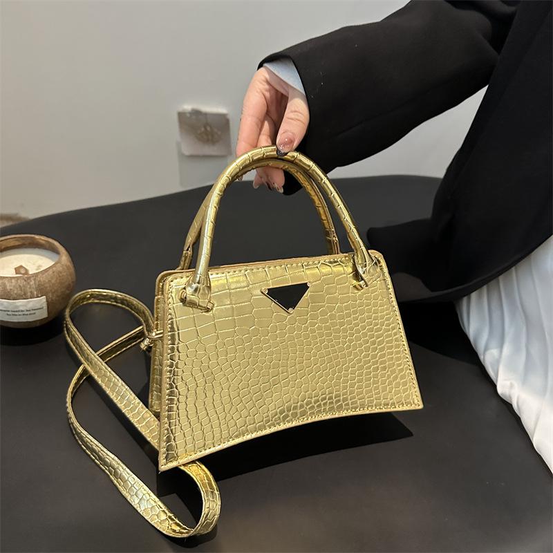 Сумка женская модная женская цепочка на одно плечо с высокой текстурой Niche Crossbody цепочка маленькая квадратная сумка женская