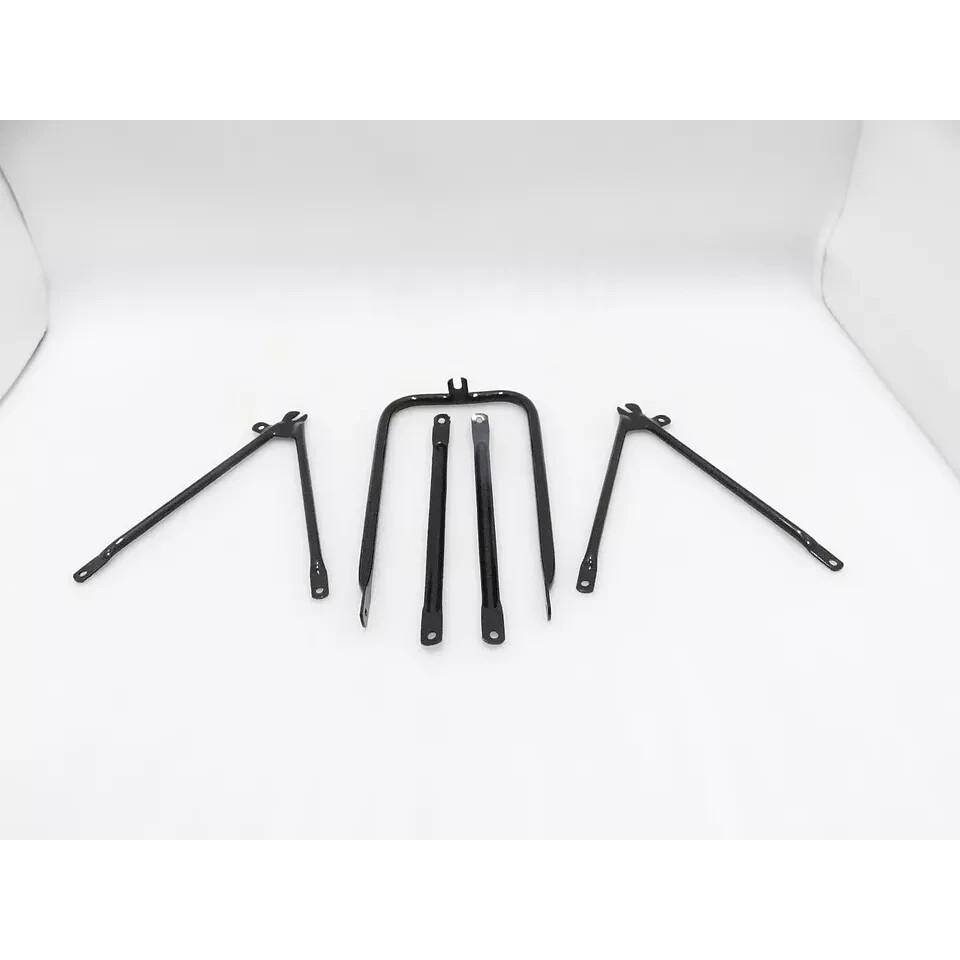 MATCHLESS G3L AJS 16M MILITARY MODEL BLACK PAINTED MUDGUARD SET & STAY |Fit For