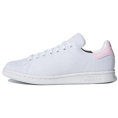 Оригинальные Stan Smith Нескользящие Дышащие Кроссовки с Низким Верхом Женские Кроссовки Ярко-Белые CQ2823