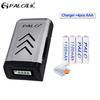PALO 4Pcs 1.2v Ni-mh AAA Rechargeable Rattery and Usb Smart Charger For Ni-mh 1.2v Aa Aaa Battery
