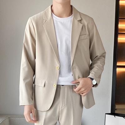 Мужская офисная повседневная куртка повседневная куртка больших размеров для костюма Slim Jacket