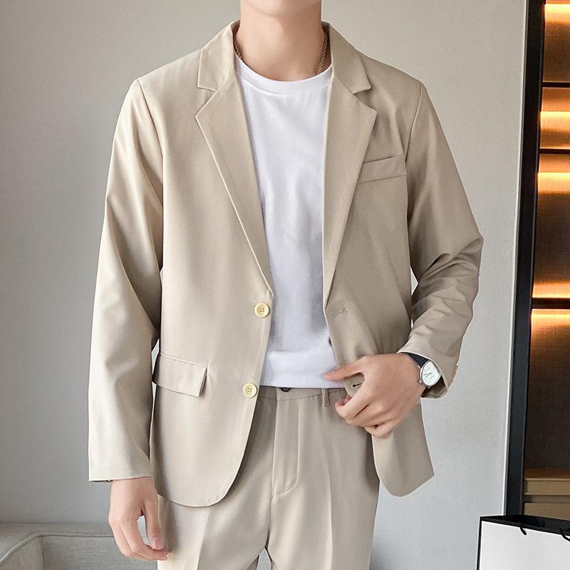 Мужская куртка Офисная повседневная куртка Мужская повседневная куртка больших размеров Платье жениха Тонкая куртка