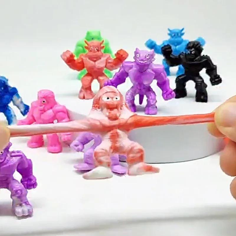 1pc New Decompression Fitget Anti Stress Sensory Monster Toy Stretch Monster Stretch Pinch Squeeze Toys Gift for Kids Boys Toys