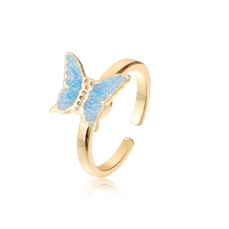 10 мм тревожные кольца для женщин Y2k, ювелирные кольца, бабочки, ромашки, бусины, антистрессовые кольца-спиннеры для подростков, 2022, эстетические