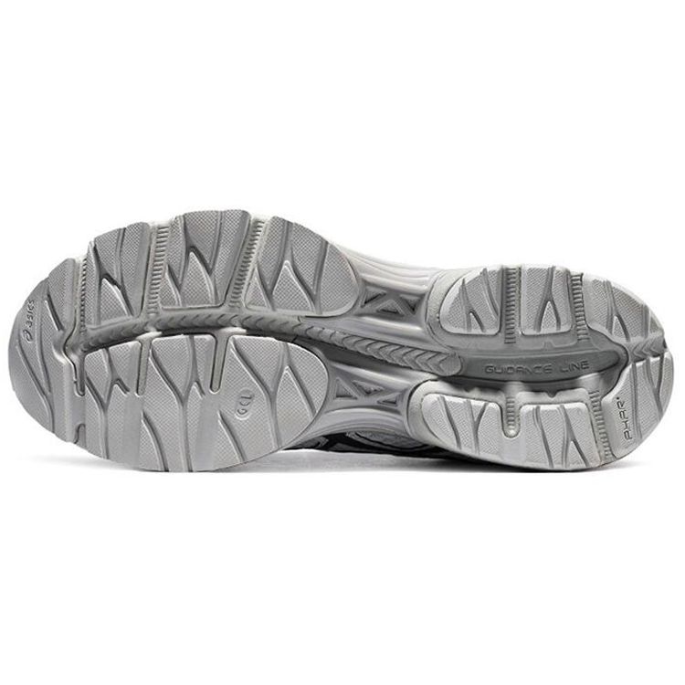 Asics Gel-Flux 4 Удобная сетчатая ткань Синтетическая кожа Низкий верх Кроссовки для спринтерского бега Мужские кроссовки Серый 1011A614-020