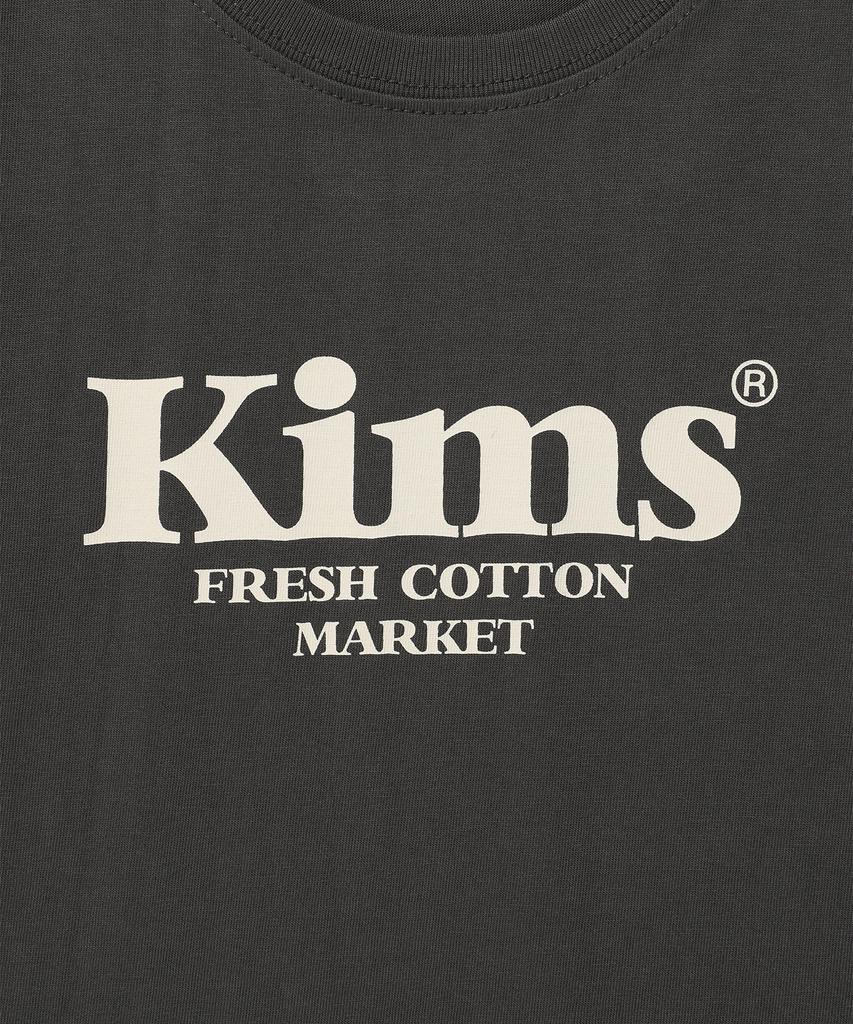Kimseupeulesikoteunmakes (унисекс) Футболка с логотипом Kims Bam Угольный