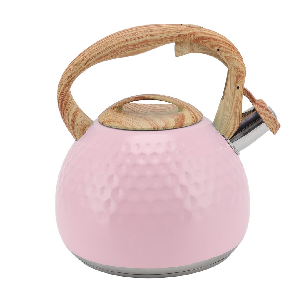 Tea Kettle 3L Teapot 304 Stainless Steel Household Whistling Tea Kettle Water Kettle Tea House Accessories Pink