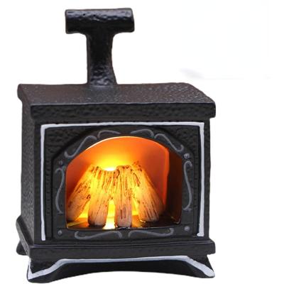 Мини-мебель для кукольного домика, комплект рождественских украшений с винтажным миниатюрным камином, набор моделей мини-сцены 1/12, аксессуары для миниатюрной стены