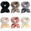 Korean Windproof Women Autumn Winter Knitted Wool Scarf Thicken Neck Guard Scarves Warm
