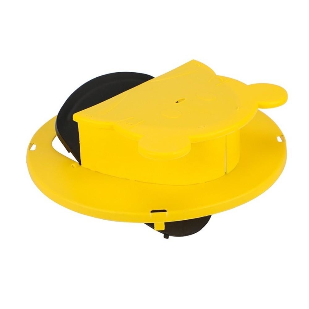 New PP Material Mouse Trap Bucket Flip-style Auto-Reset Multi-Catch Trap Yellow Owl Mouse Traps Indoor Home Use