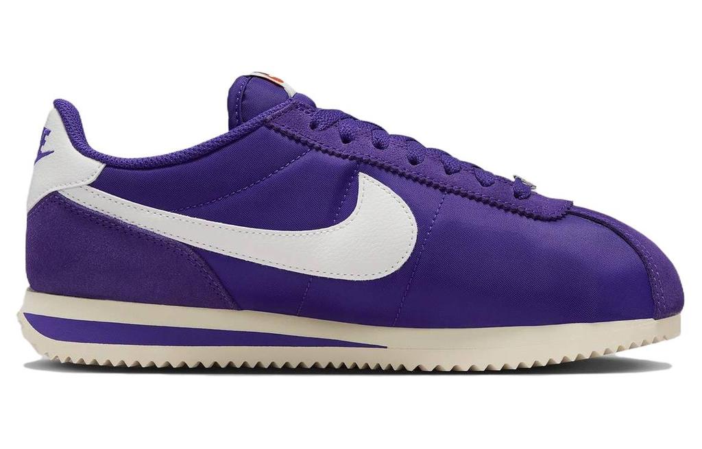 Nike Cortez Текстильное Поле Фиолетовый Алабастр Безопасный Оранжевый Вершина Белый Женский DZ2795-500